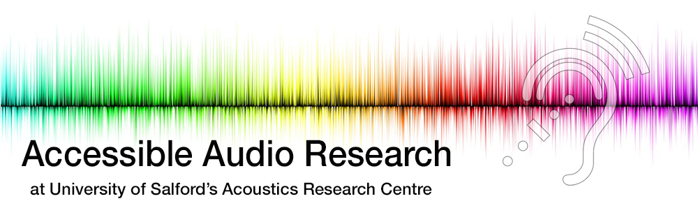 Accessible Audio Research