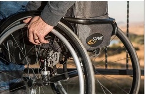 person in a wheelchair