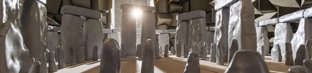 Acoustic model of Stonehenge in Semi-Anechoic chamber