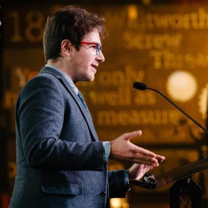 Image of Marc green talking at a podium