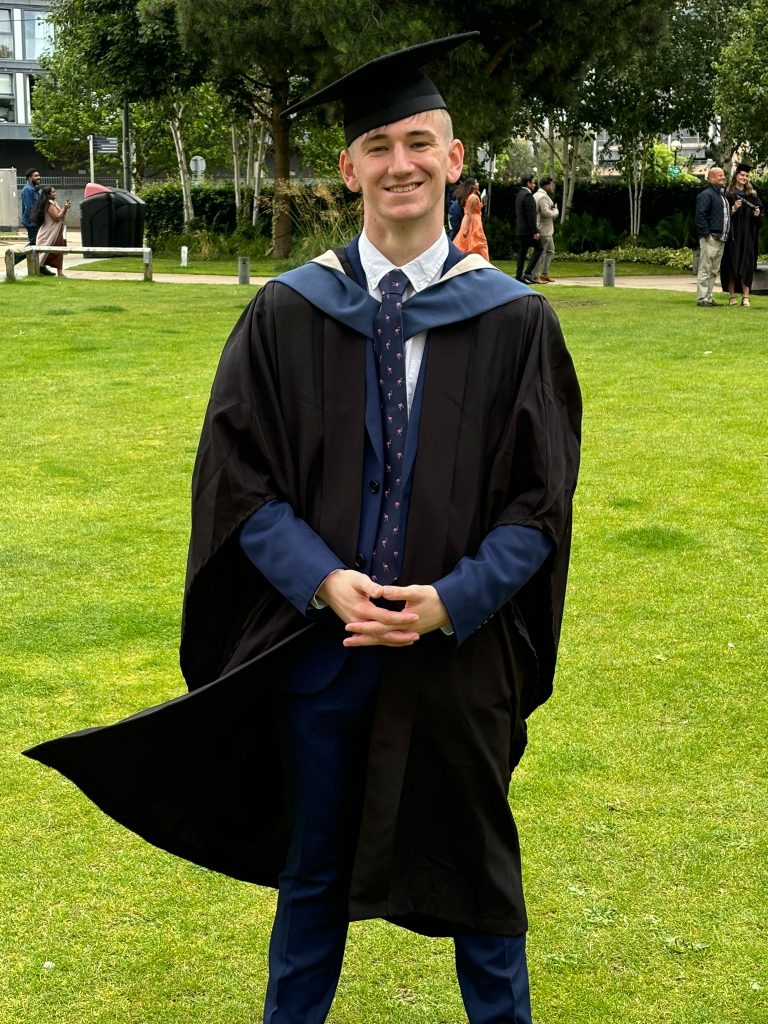 George's graduate picture