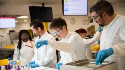 Students in laboratory