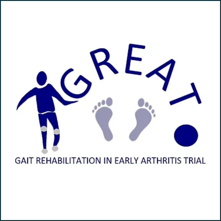 Gait rehabilitation in early arthritis trial logo 