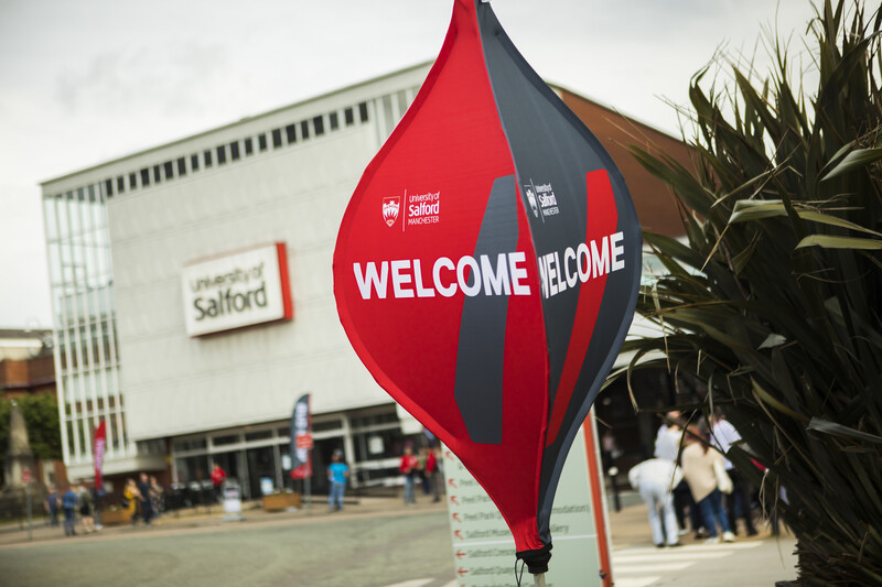 open day at the University of Salford