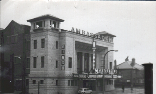 View of the Ambassador building, now as a Mecca Bingo Hall