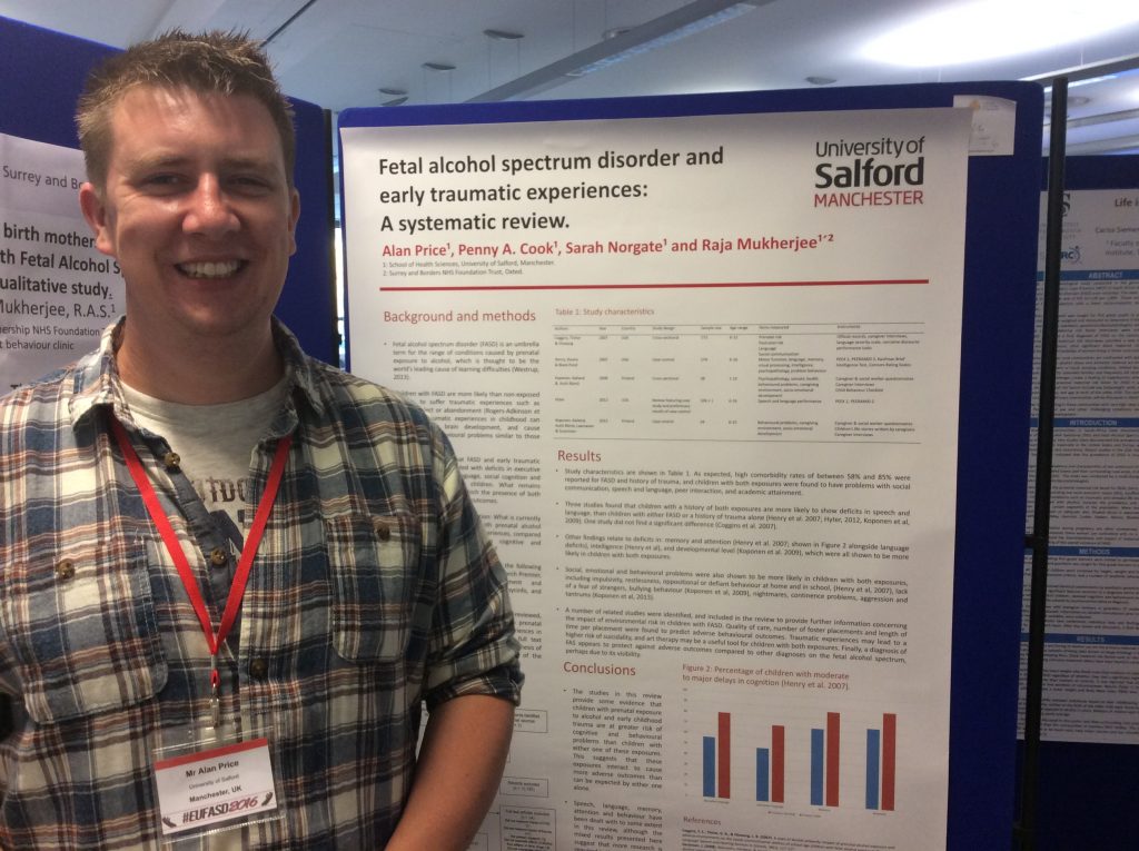 Alan presenting a poster at EUFASD 2016