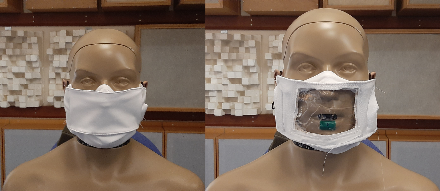 Facemask with improved communication | Acoustics | University of Salford