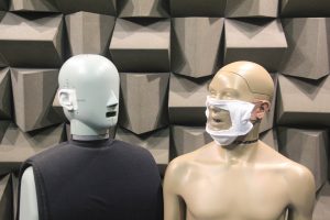 Two HATS in anechoic chamber